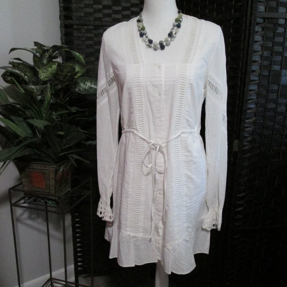 The Kooples  Ladder Lace Trim Dress Sz 2/M NWT - Picture 4 of 15